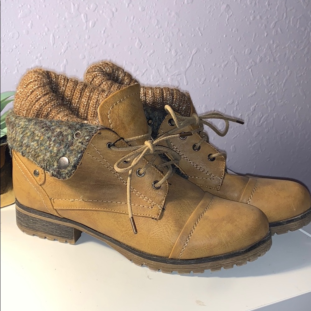 Brown Winter Ankle Boots